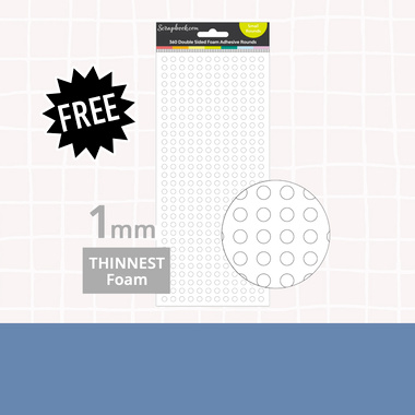 FREE GIFT: Scrapbook.com Double Sided 1mm Foam Adhesive Rounds