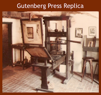 Gutenberg Press Replica