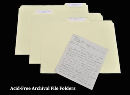 Acid Free Archival Folders