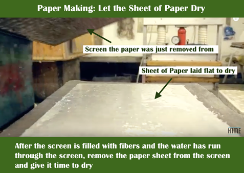 Paper Making Cheet Dry