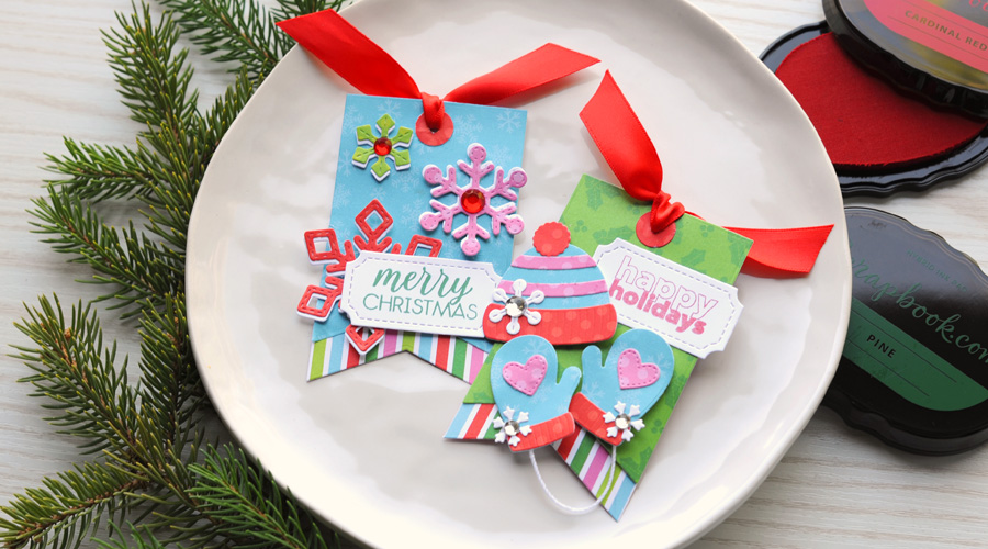 stamped gift tag