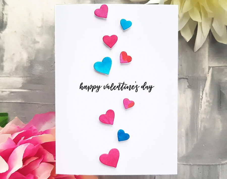 Simple Heart Valentine Card