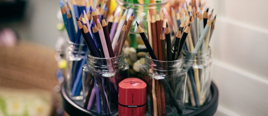 Pencils in Jars