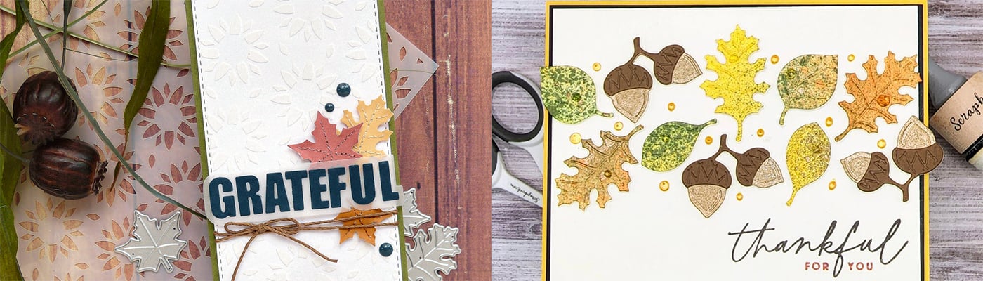 Fall and Autumn Scrapbooking and Card Making Supplies