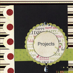 New Holiday Organizer - Projects Section Page