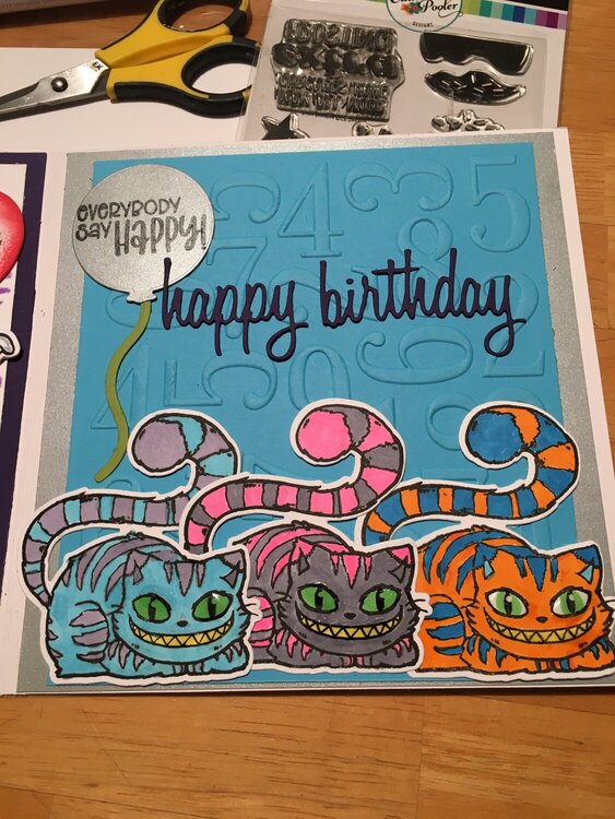 Birthday Card; Wonderland Theme