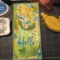 A Slimline Card; Hello Card