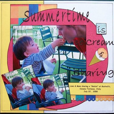 Summertime is..Ice Cream &amp; Sharing