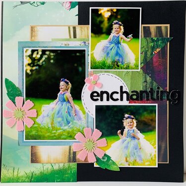 Reminisce Enchanted Forest Collection 12x12 Layout