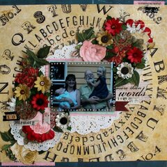 " More then words" layout by Bernii Miller .