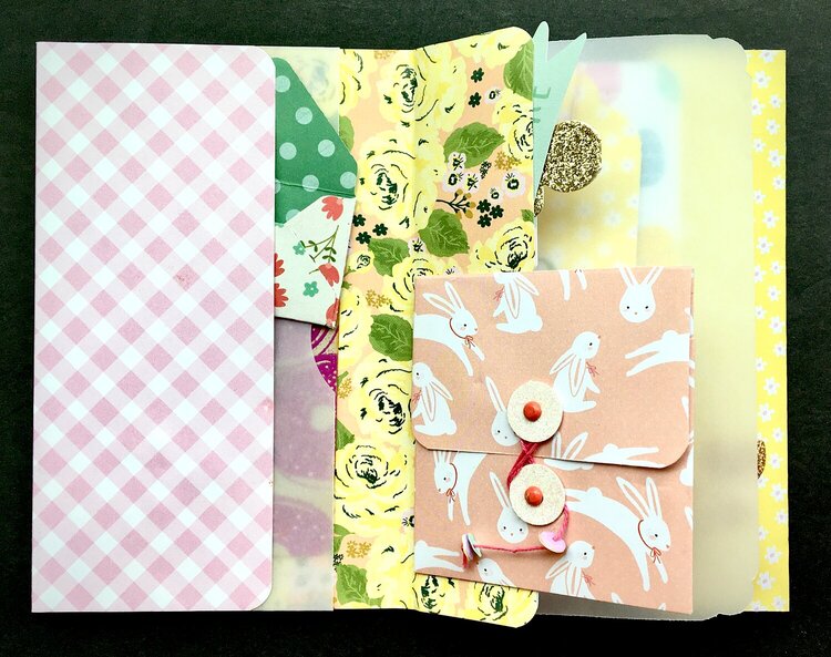 Spring Bunny Mini Album for Happy Mail Swap