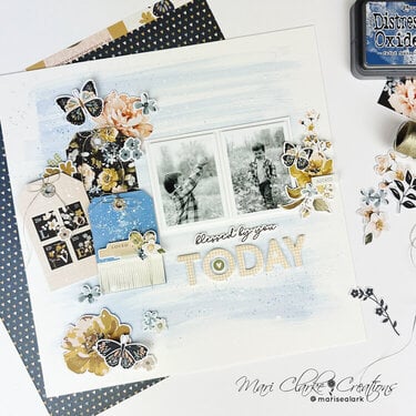 Simple Stories Remember Layout by Mari Clarke