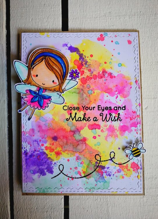 &quot;MAKE A WISH&quot; FAIRY CARD