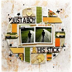 Just a boy & his stick