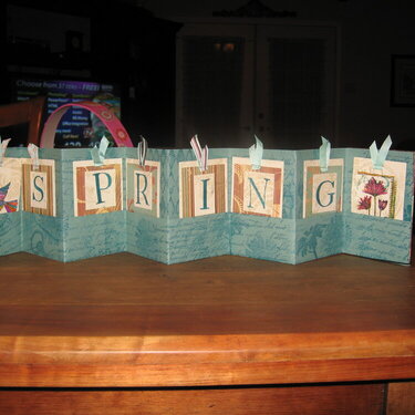 Spring Bifold card &quot;inside&quot;