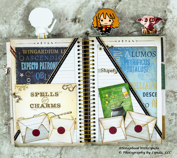 Harry Potter Junk Journal Spells & Charms Section - Project Idea - Scrapbook .com