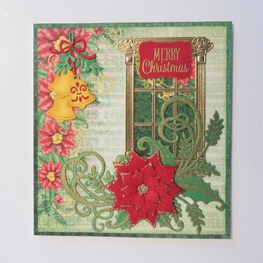 Bells and Flourish Christmas Card