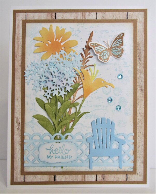 Wildflowers with Chair Card