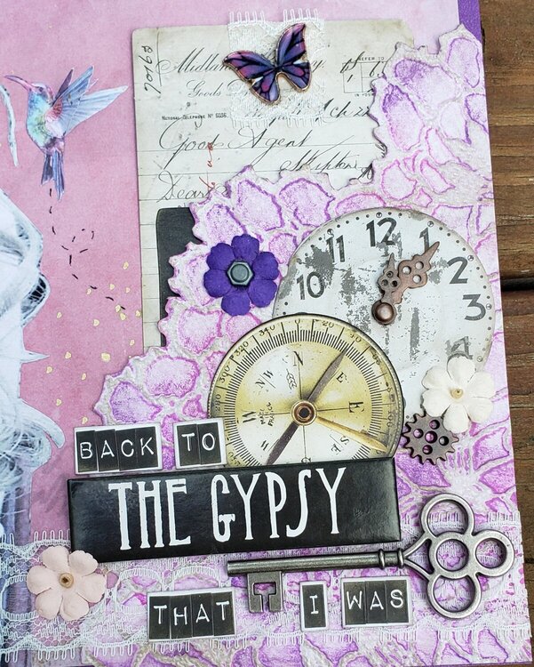 Gypsy Scrapbook Page