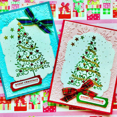 Christmas tree cards 