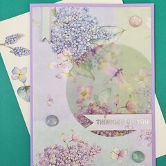 Lilac Sympathy Card
