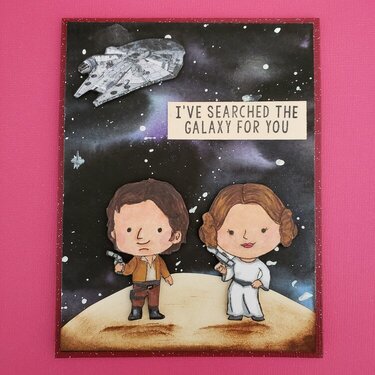 Out of this world Valentine Card