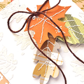 Just a Hello Autumn Leaf Card