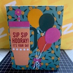 Sip, Sip, Hooray! card