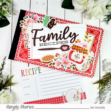 Simple Stories What's Cookin Handmade Recipe Book