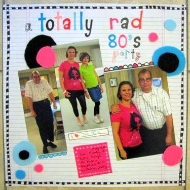 a totally rad 80&#039;s party