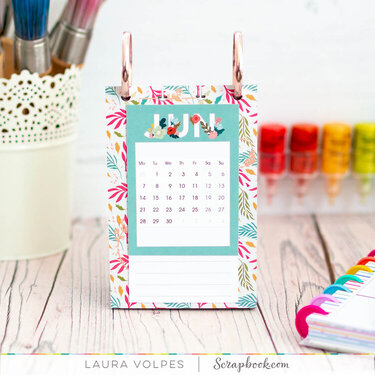 Desk Calendar with Pocket Pages