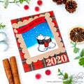 Happy New Year Card feat Calendar SVG file