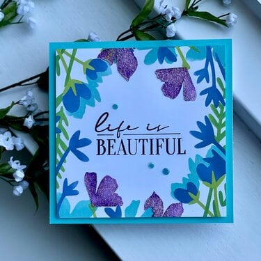 Sizzix Botanical Border and Stencil & Stamp Tool