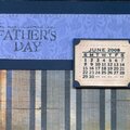 WSW - Calendar & Date Stamp Challenge  Father's Day card