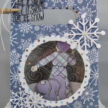 Let it Snow Gift Card Holder