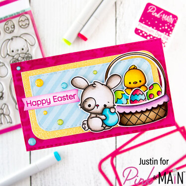 Mini-Slimline Easter Bunny Card