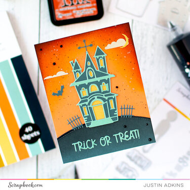 Trick or Treat Haunted House Card