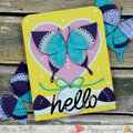 HELLO BUTTERFLY CARD!