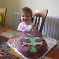 Sophie's 2nd Birthday - homemade Barney Cake