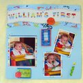 William's first Birthday