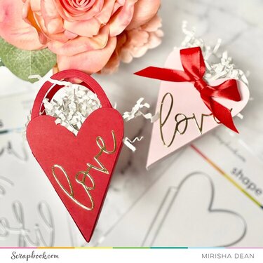 Love candy favor pouch