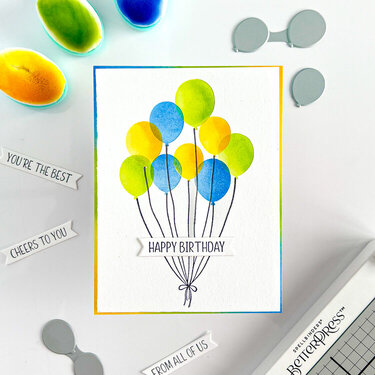 Colorful Masculine Birthday Card