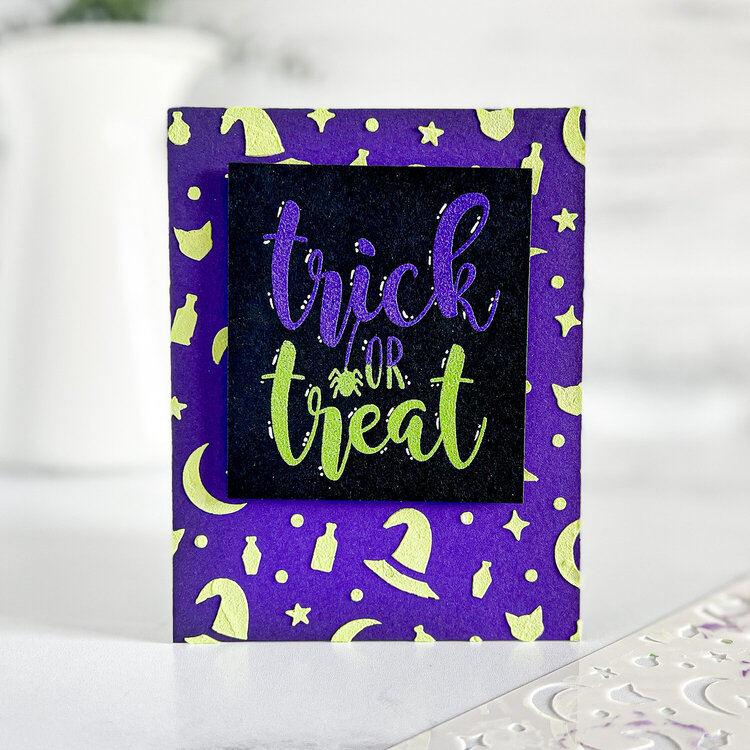Trick or Treat with Magic Potion Stencil