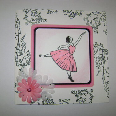 Ballerina card