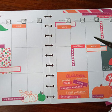 Warm &amp; Cozy Planner Layouts