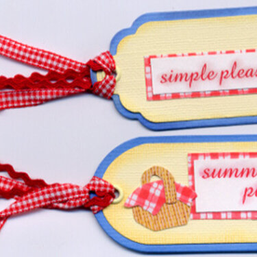 Summertime Tags - Picnic group