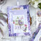 Mini album with "Lilac garden" collection by Neena Arora
