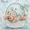 Basket decor with Chippies and "Spring is here" collection by Veena Chowdhry