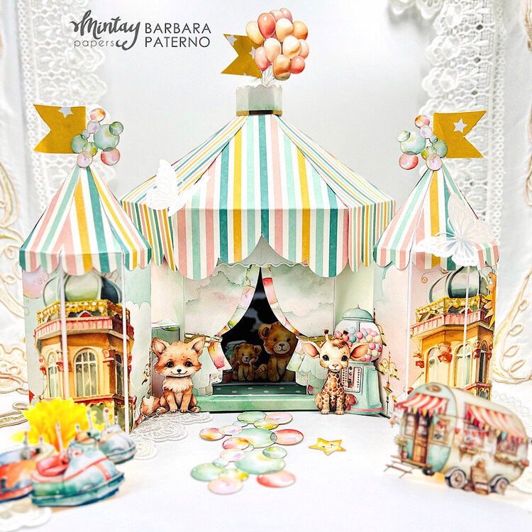 Circus decor with &quot;Playtime&quot; collection by Barbara Paterno