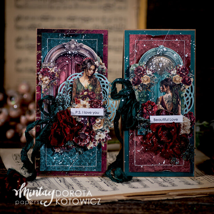Cards with &quot;Bohemian wedding&quot; collection by Dorota Kotowicz